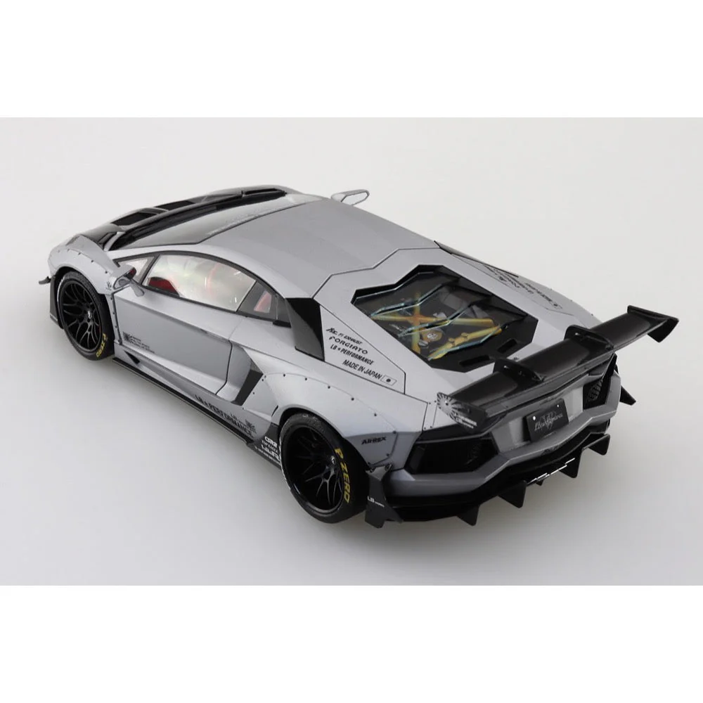 Aoshima 020233 1/24 LB-Works Lamborghini Aventador Limited Edition Ver.1 - Image 4