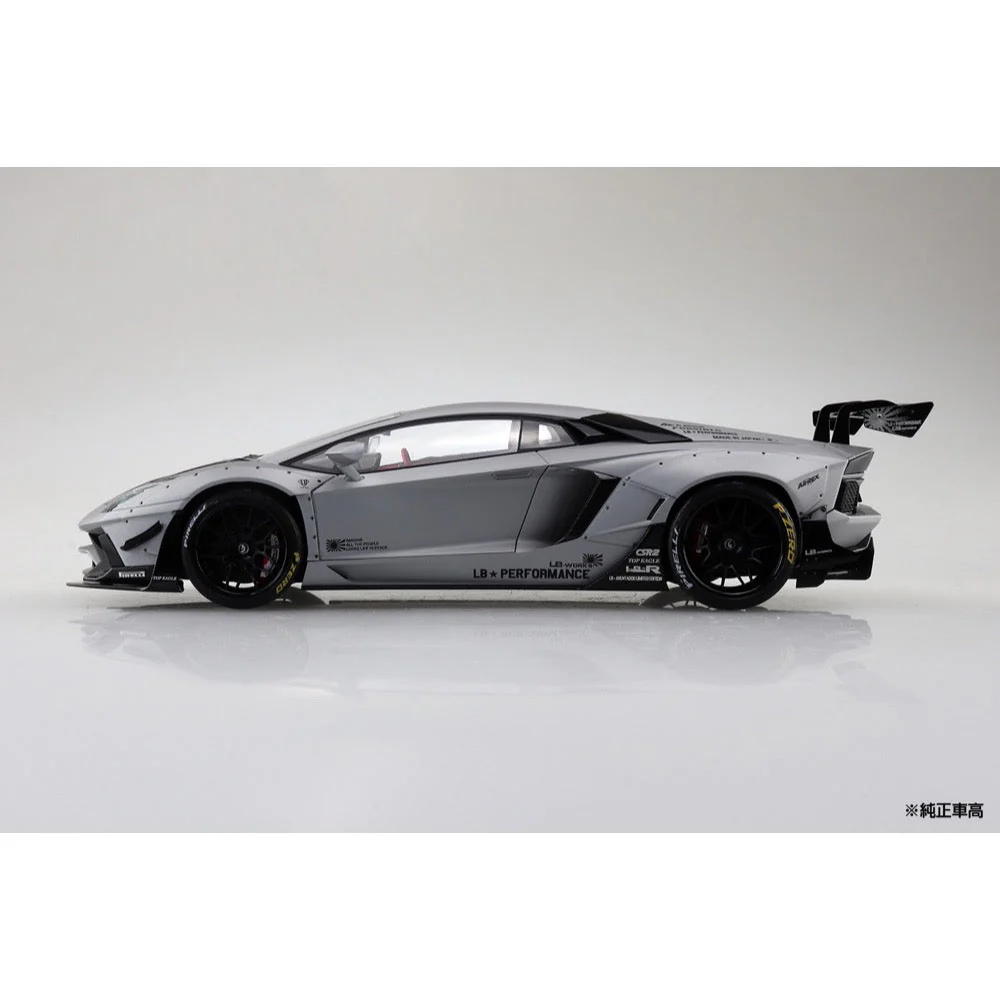Aoshima 020233 1/24 LB-Works Lamborghini Aventador Limited Edition Ver.1 - Image 5