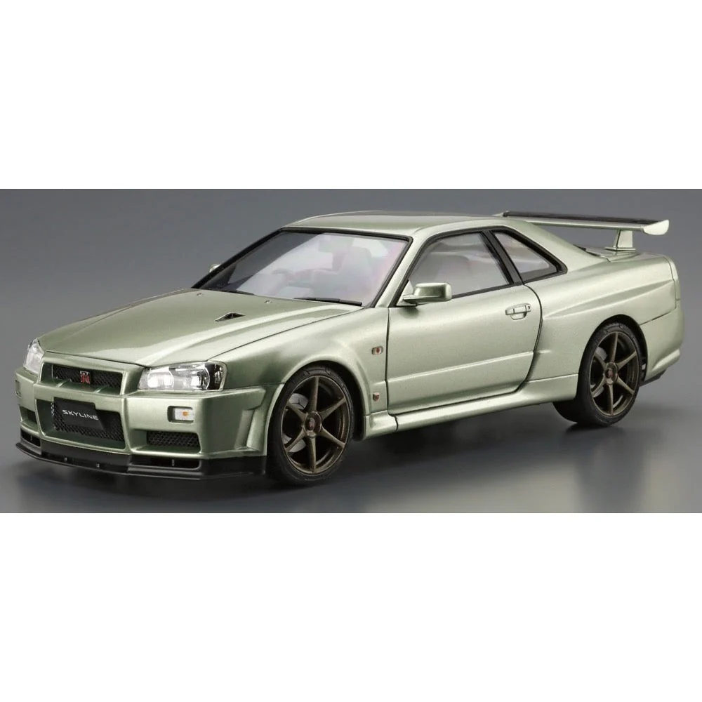 Aoshima 020240 1/24 Nissan Bnr34 Skyline Gt-R V-Spec II Nur. '02 - Image 2