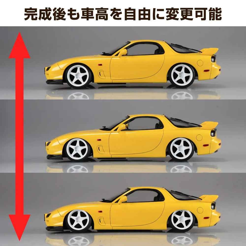 Aoshima 020251 1/24 FD3S RX-7 '02 Air Suspension Custom Mazda - Image 3