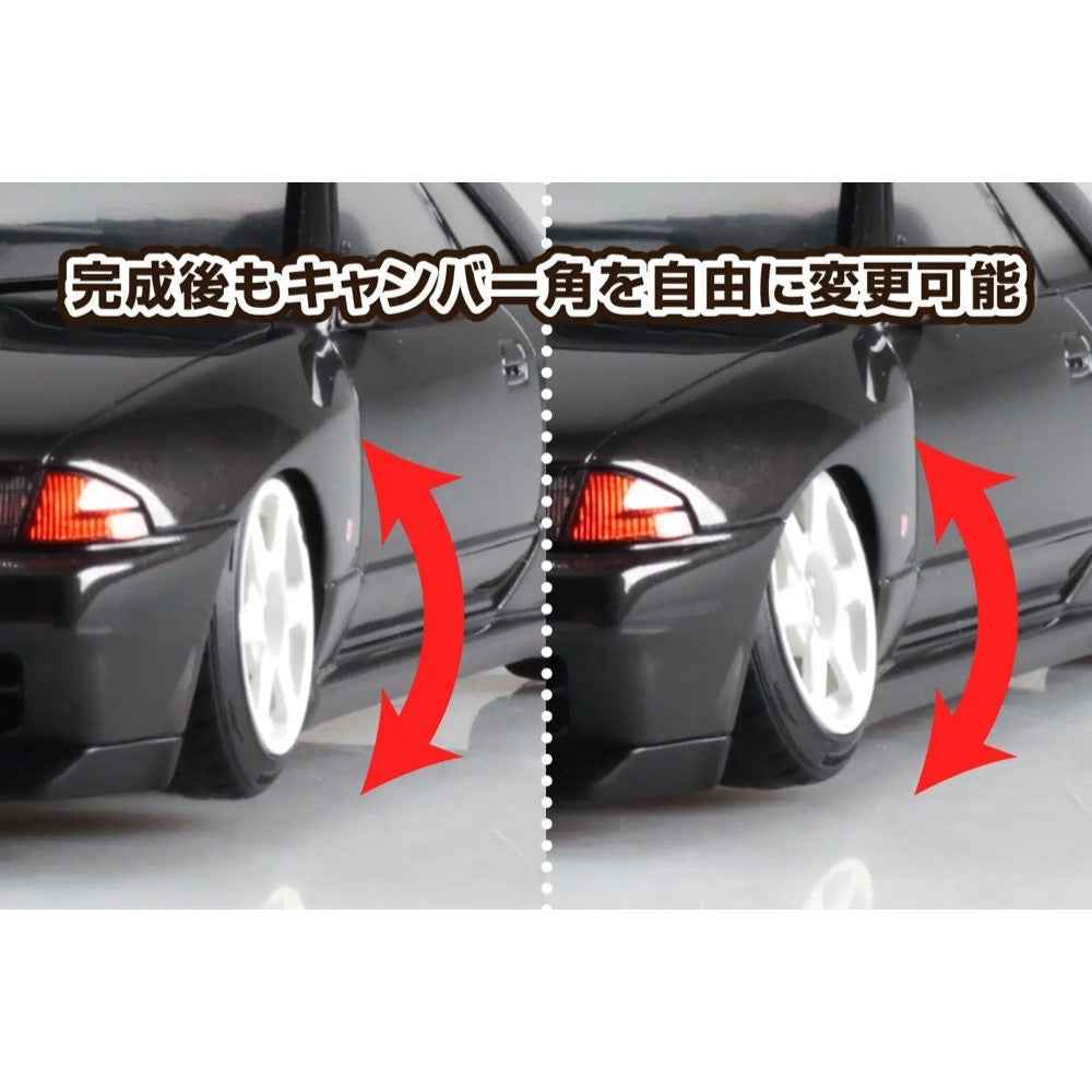 Aoshima 020252 1/24 BNR32 Skyline GT-R '89 Air Suspension Custom Nissan - Image 5