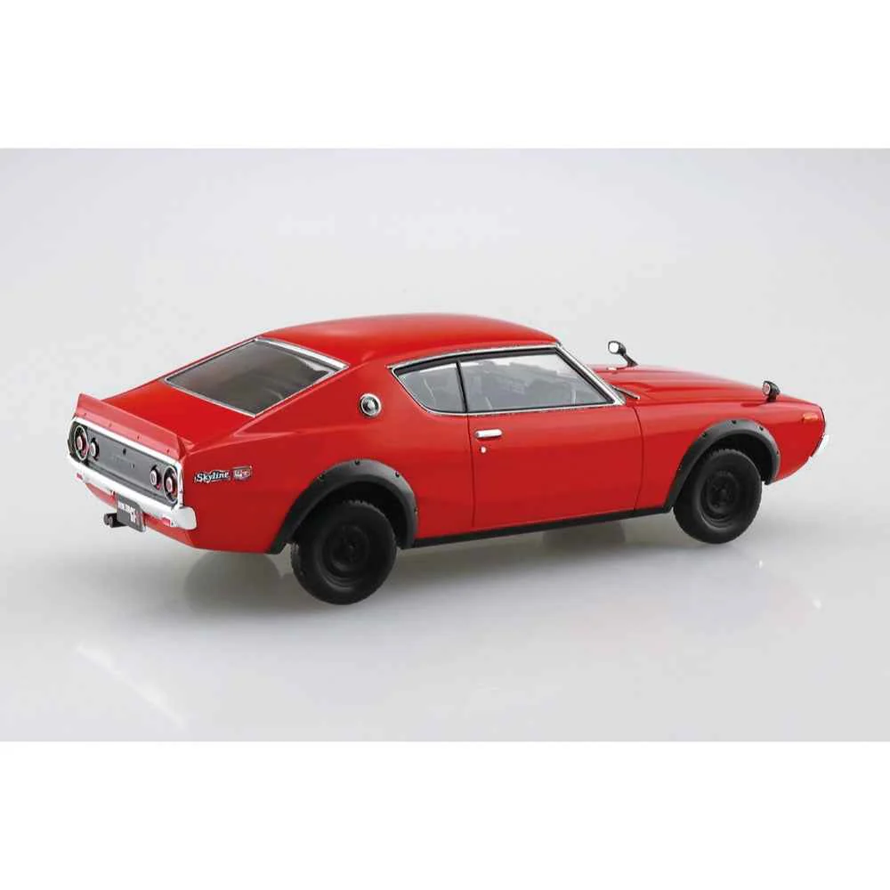 Aoshima 1/32 Snap Nissan C110 Skyline GT-R Red - Image 2