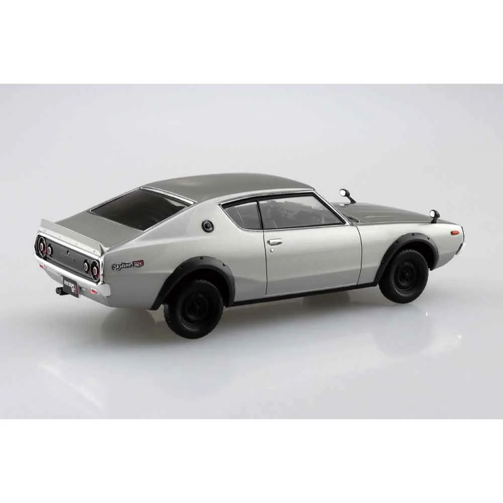 Aoshima 1/32 Snap Nissan C110 Skyline GT-R Silver - Image 2