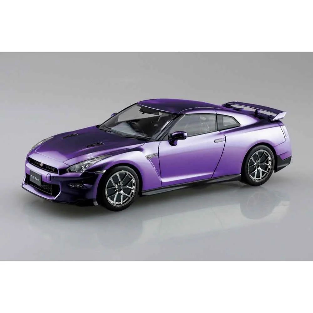 Aoshima 1/32 Snap Nissan R35 GT-R 2024 Custom Wheel Metallic Purple