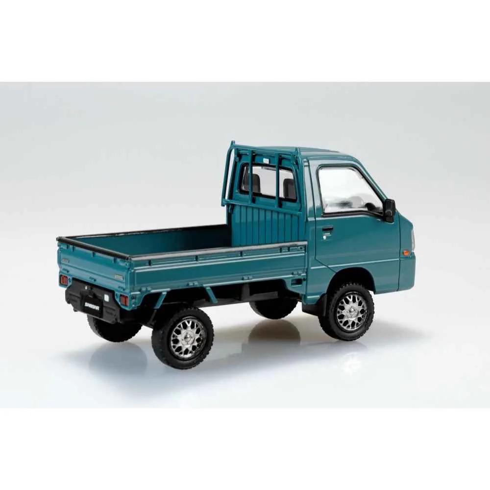 Aoshima 1/32 Snap Subaru Sambar Truck Custom Wheels Blue Gray - Image 2