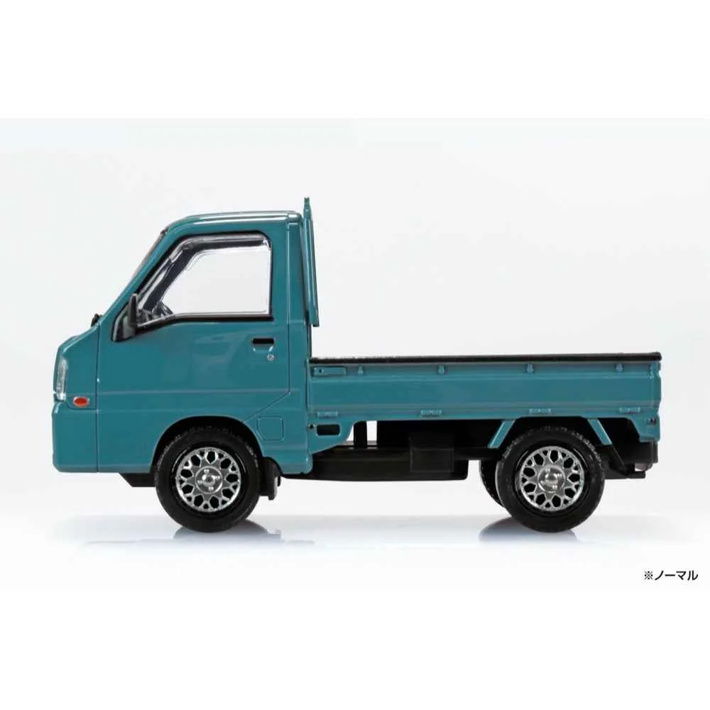Aoshima 1/32 Snap Subaru Sambar Truck Custom Wheels Blue Gray - Image 4