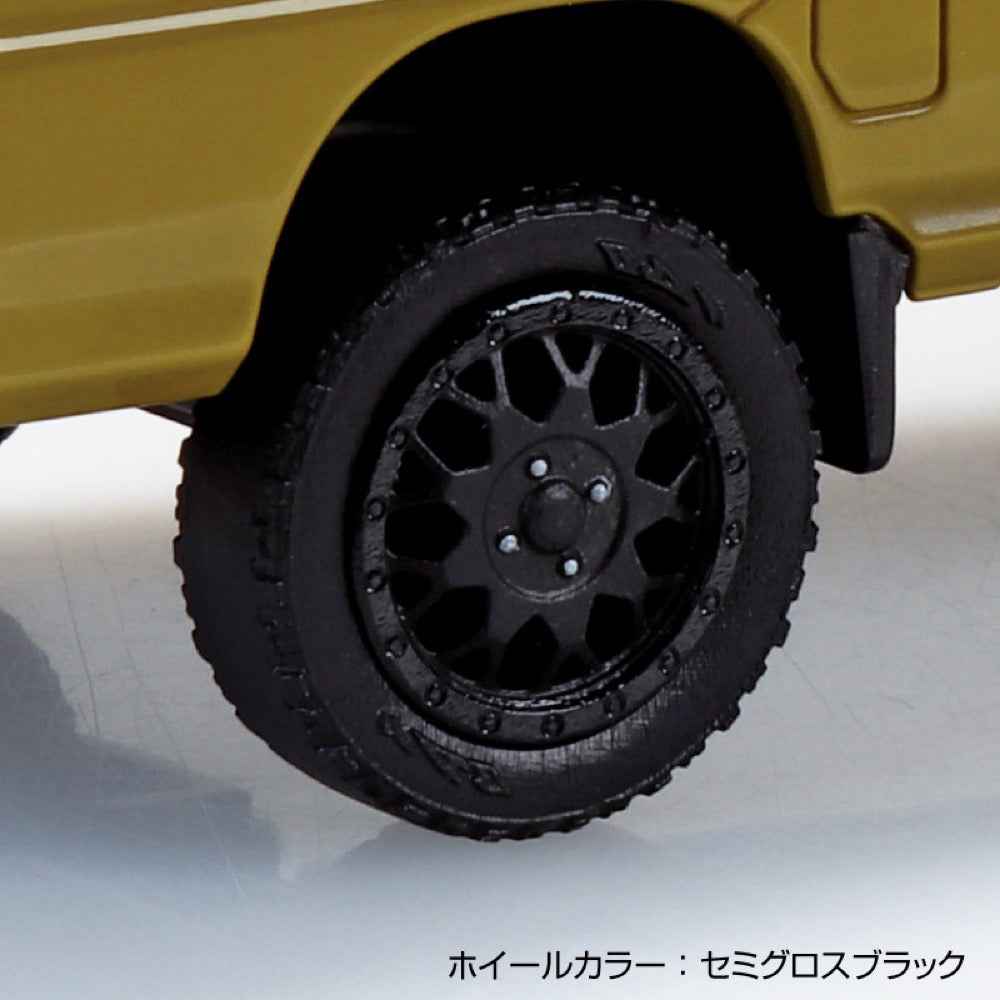 Aoshima 1/32 Snap Subaru Sambar Truck Custom Wheels Olive - Image 7