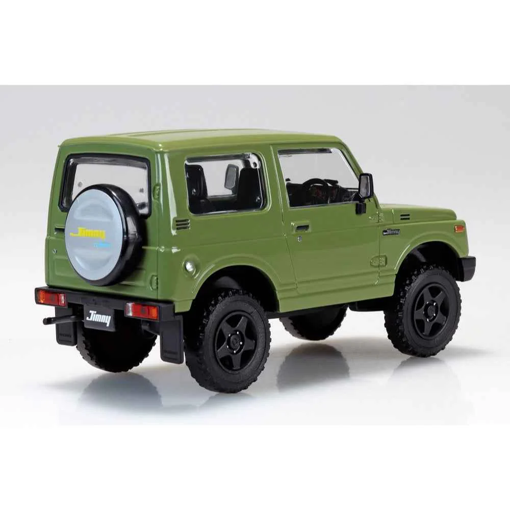Aoshima 1/32 Snap Suzuki JA11 Jimny Custom Wheel Olive Green - Image 2