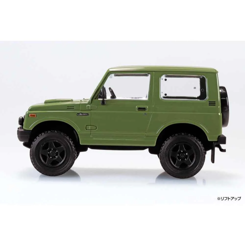 Aoshima 1/32 Snap Suzuki JA11 Jimny Custom Wheel Olive Green - Image 4