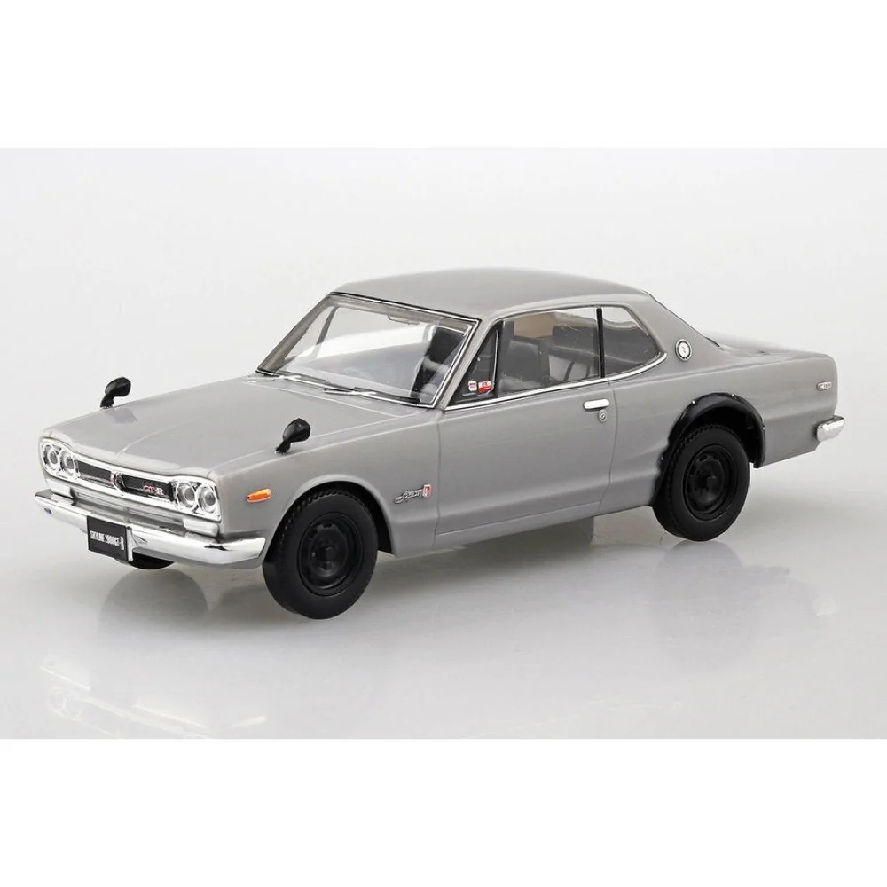 Aoshima A005882 1/32 Nissan Syline 2000 GT-R Silver Snap Kit - Image 2