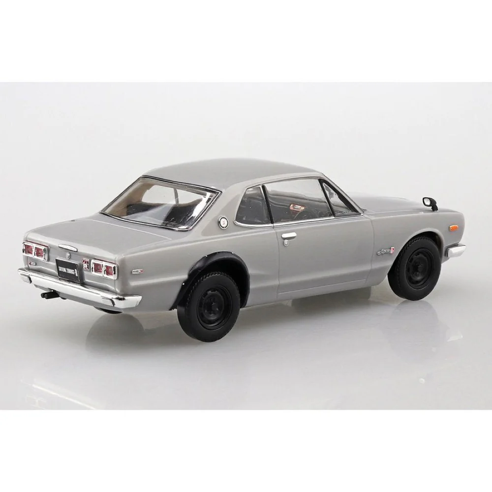 Aoshima A005882 1/32 Nissan Syline 2000 GT-R Silver Snap Kit - Image 3
