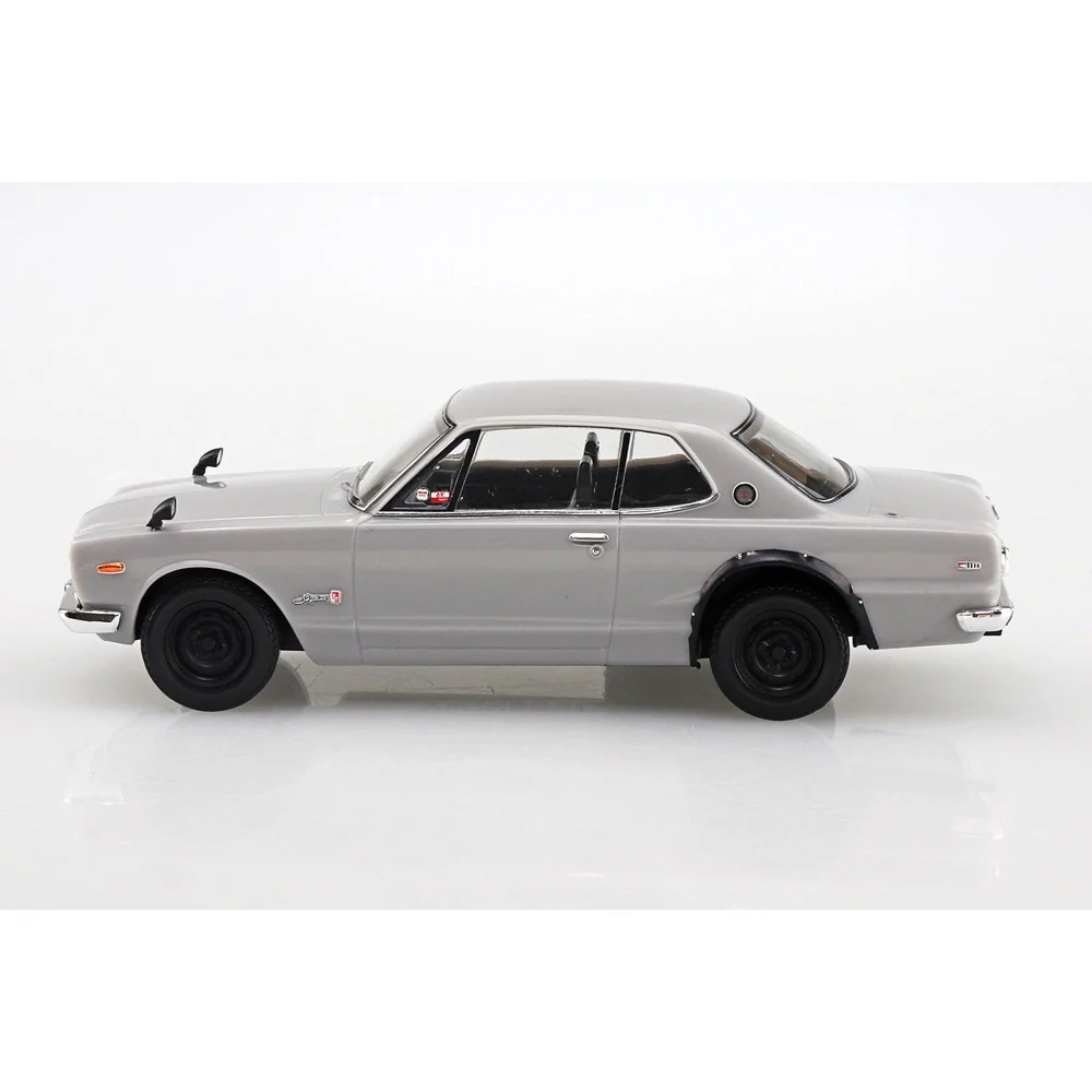 Aoshima A005882 1/32 Nissan Syline 2000 GT-R Silver Snap Kit - Image 4