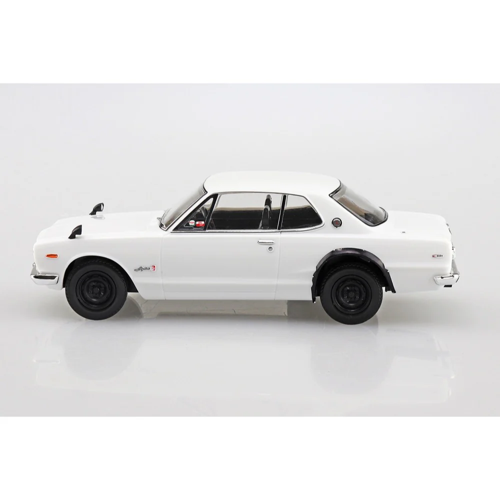 Aoshima A005883 1/32 Nissan Syline 2000 GT-R White Snap Kit - Image 4