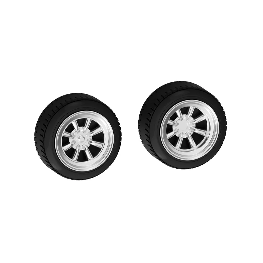 Aoshima A006472 1/32 Nissan Syline 2000 GT-R Custom Wheel Red Snap Kit - Image 4