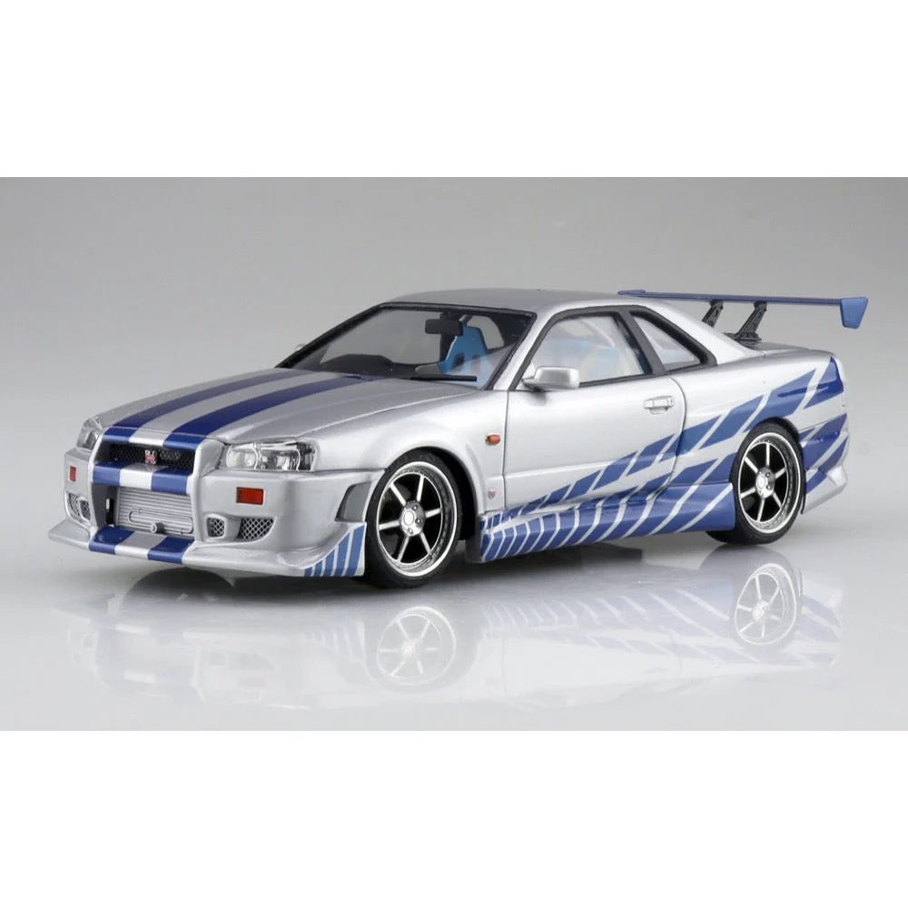 Aoshima A006795 1/24 Fast & Furious R34 Skyline Gt-R - Image 2