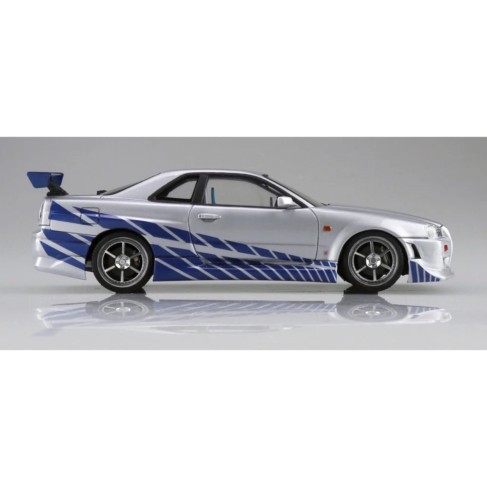 Aoshima A006795 1/24 Fast & Furious R34 Skyline Gt-R - Image 5
