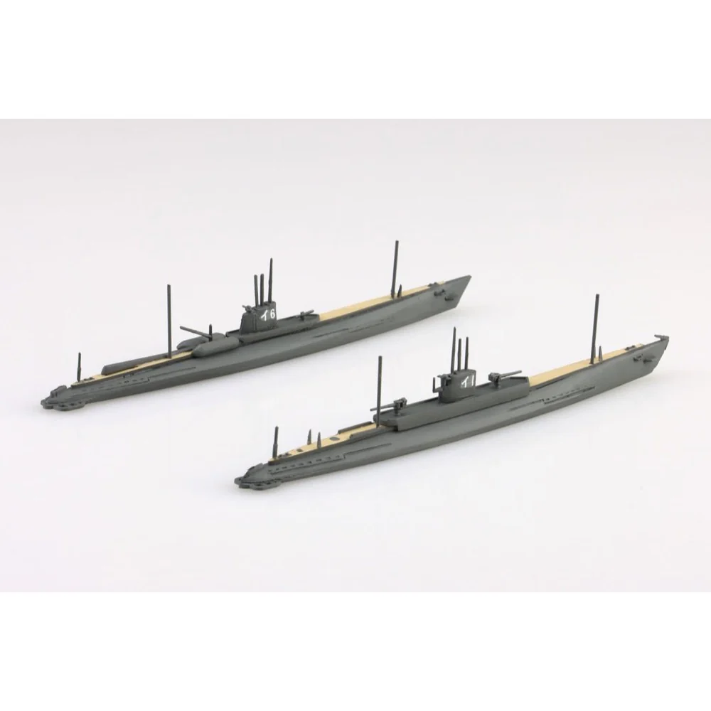Aoshima A006969 1/700 Japanese Navy Submarine I-1 & I-6 - Image 2
