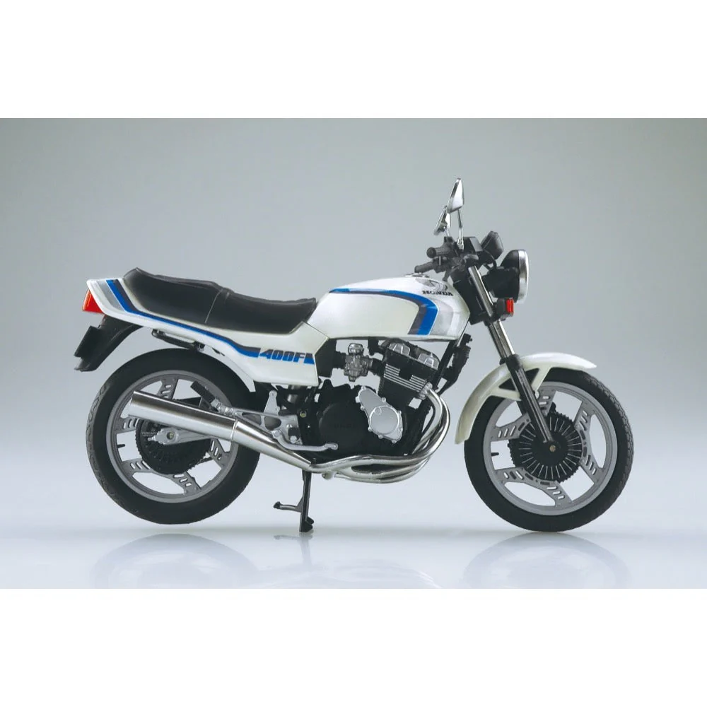 Aoshima A011201 1/12 Diecast Honda Cbx400F Pearl Shell White Cbx550F Ver. - Image 2