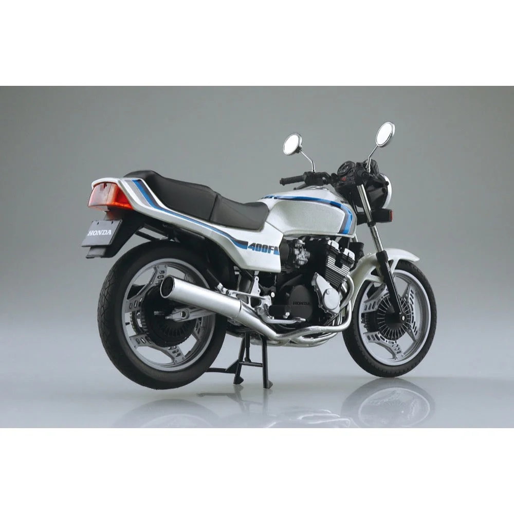 Aoshima A011201 1/12 Diecast Honda Cbx400F Pearl Shell White Cbx550F Ver. - Image 3