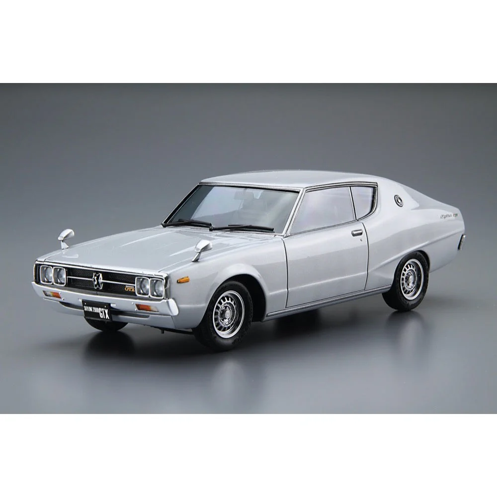 Aoshima A020100 1/24 Nissan GC111 Skyline HT2000Gtx-E S '76 - Image 2