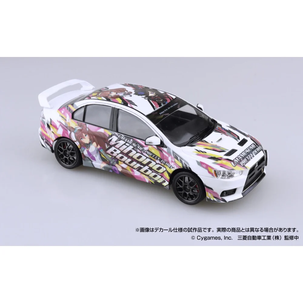 Aoshima A020128 1/24 Umamusume: Pretty Derby Ver.2 Cz4A Lancer Evolution X Final Edition 2015 (Mitsubishi) - Image 2