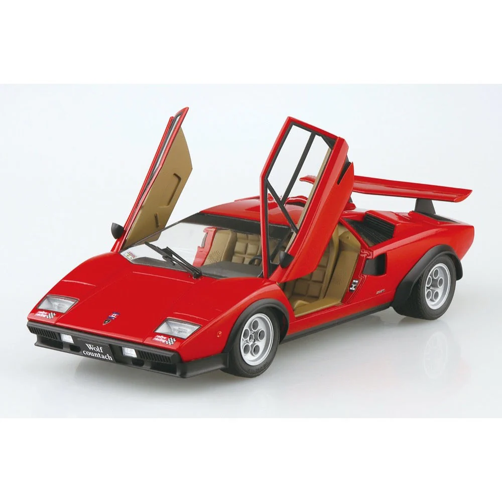 Aoshima A020206 1/24 1975 Wolf Countach Version 1 - Image 2