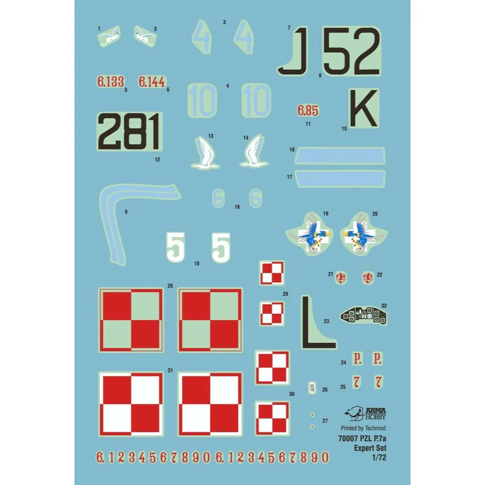 Arma Hobby 70007 1/72 PZL P.7a Expert Set 1939 - Image 6