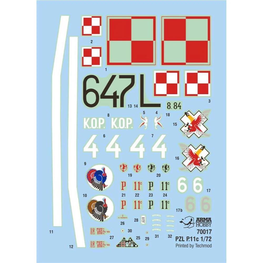 Arma Hobby 70017 1/72 PZL P.11c Kresy - Image 9