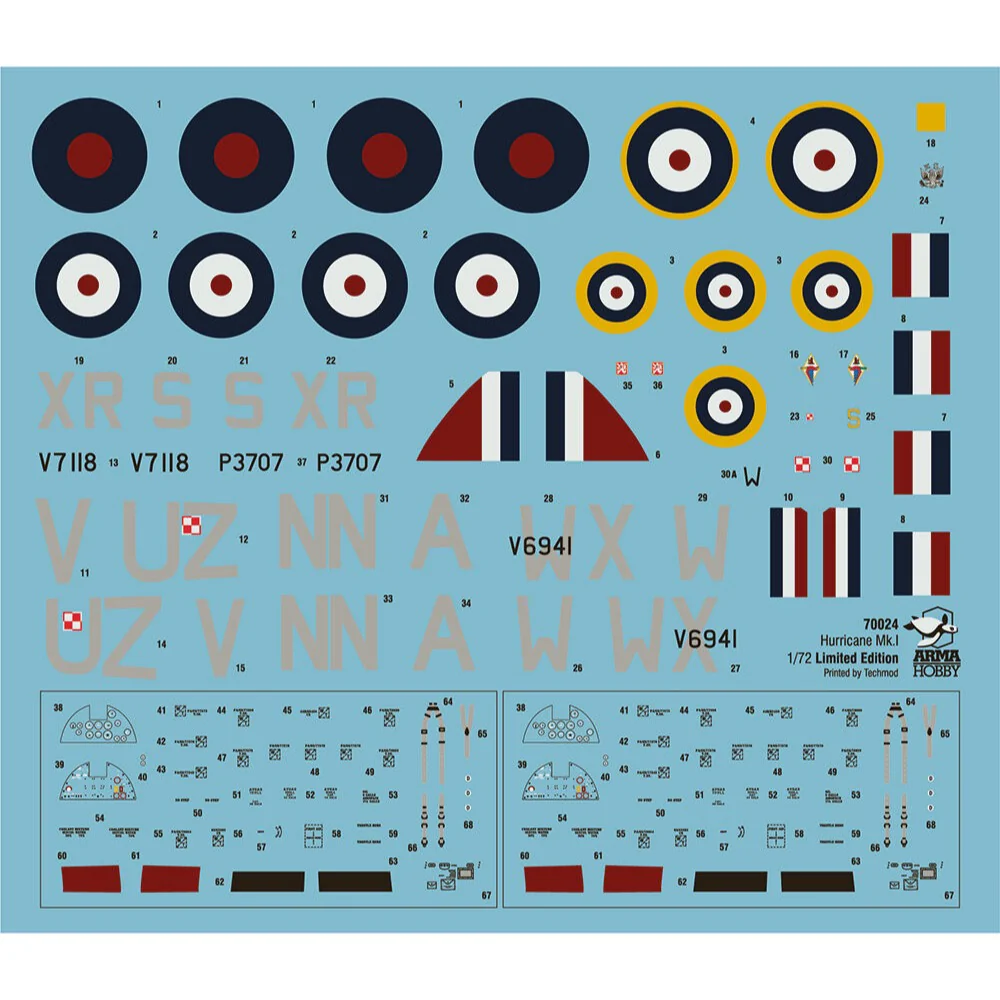 Arma Hobby 70024 1/72 Hurricane Mk I Allied Squadrons Limited Edition - Image 6