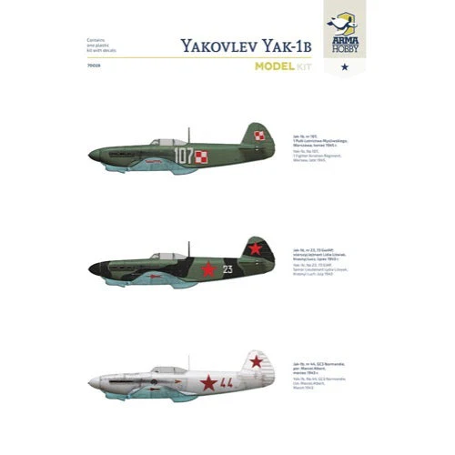 Arma Hobby 70028 1/72 Yakovlev Yak-1b - Image 3
