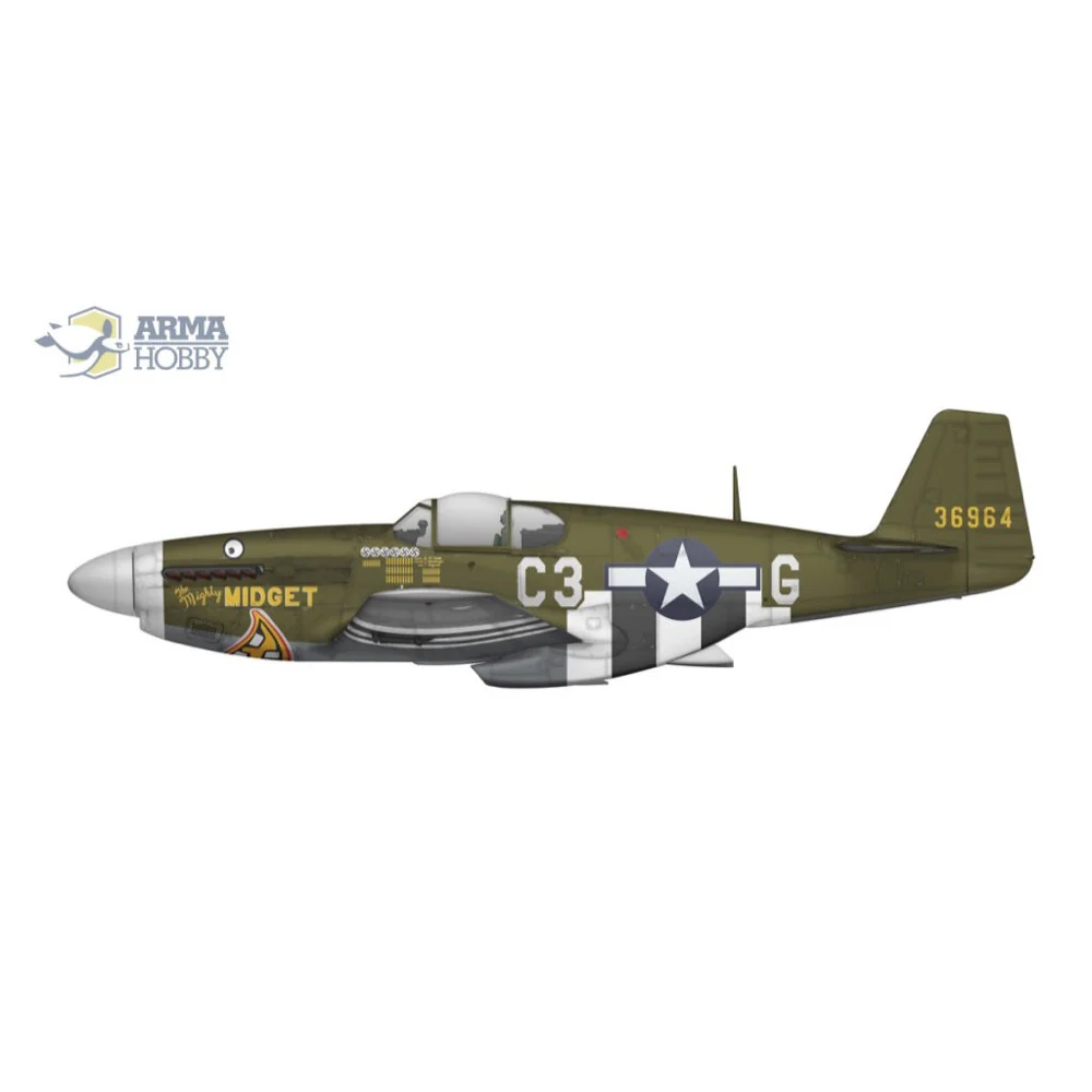 Arma Hobby 70041 1/72 P-51B Mustang - Image 6