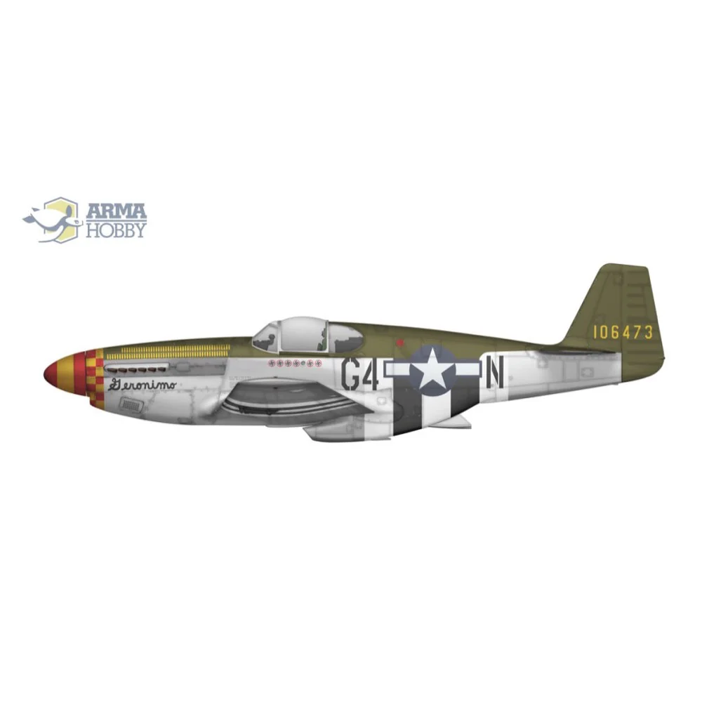 Arma Hobby 70041 1/72 P-51B Mustang - Image 7