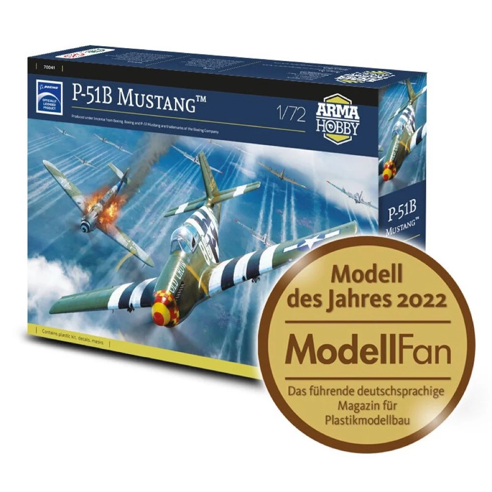 Arma Hobby 70041 1/72 P-51B Mustang - Image 9