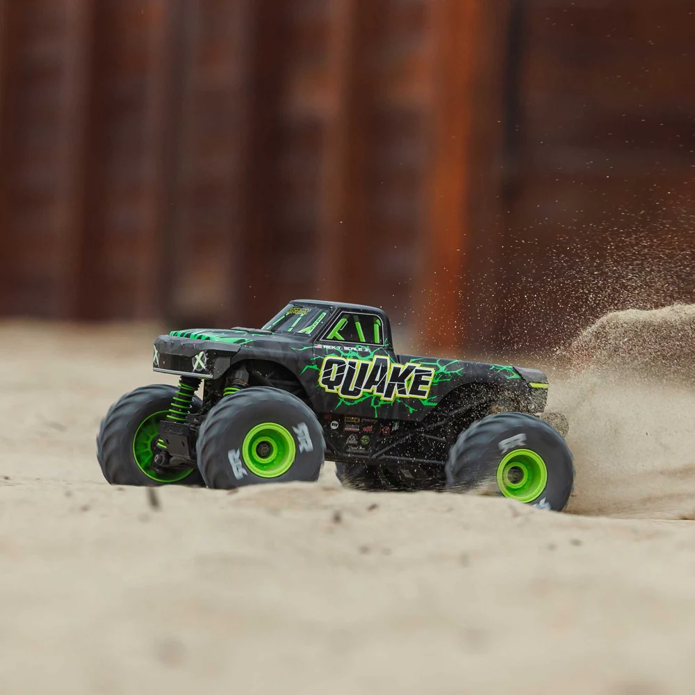 Arrma 1/16 Quake Grom 4X4 RC Monster Truck (Green) ARA2137T2 - Image 17