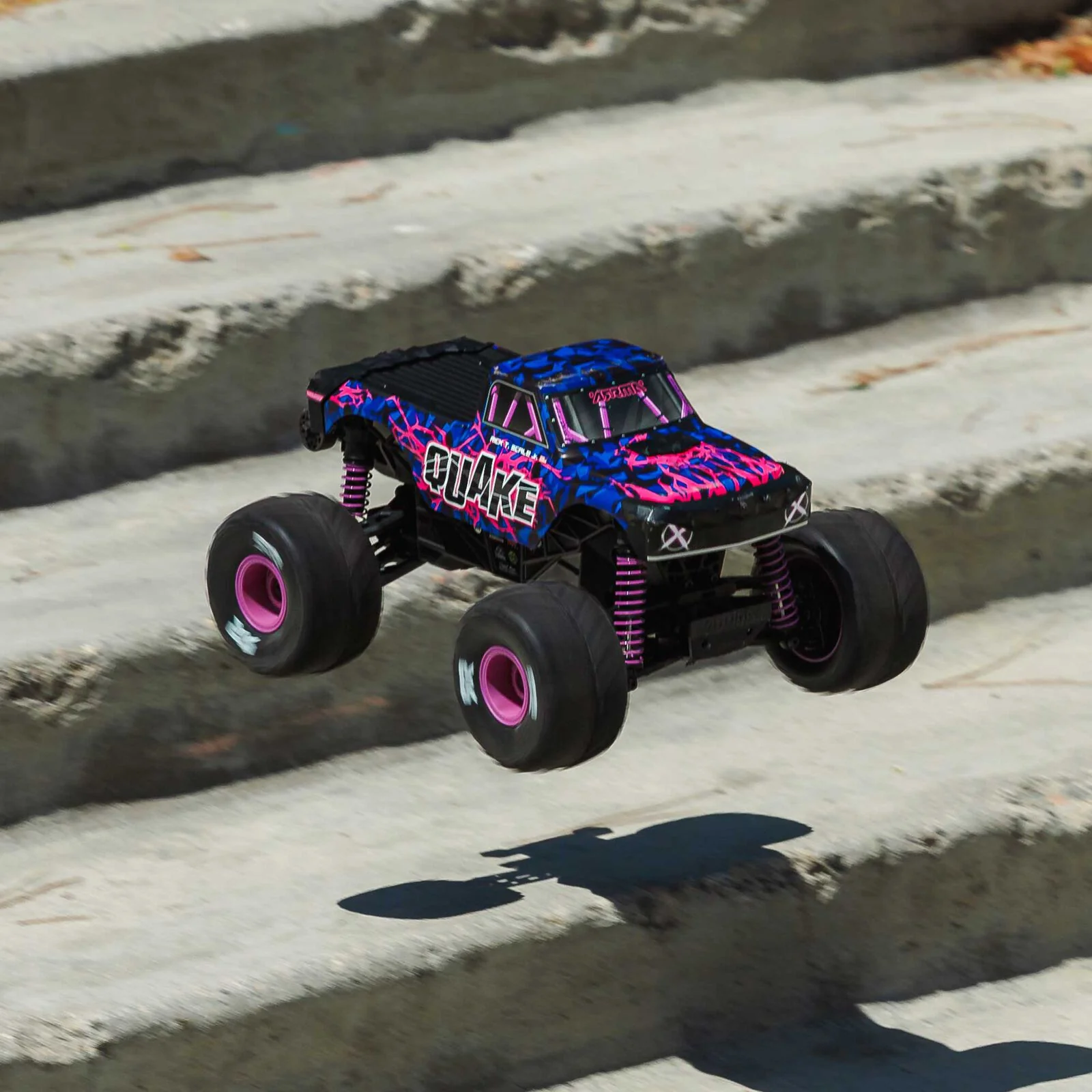 Arrma 1/16 Quake Grom 4X4 RC Monster Truck (Purple) ARA2137T3 - Image 16
