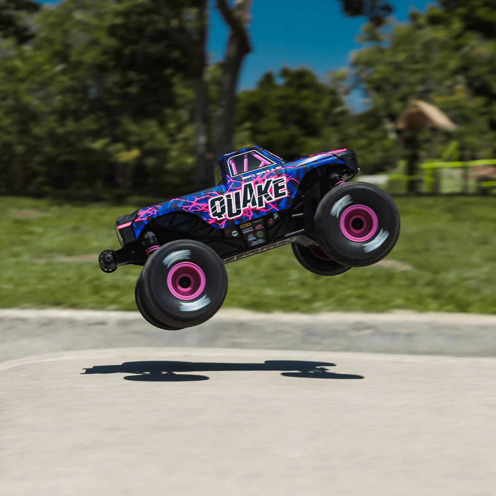 Arrma 1/16 Quake Grom 4X4 RC Monster Truck (Purple) ARA2137T3 - Image 18