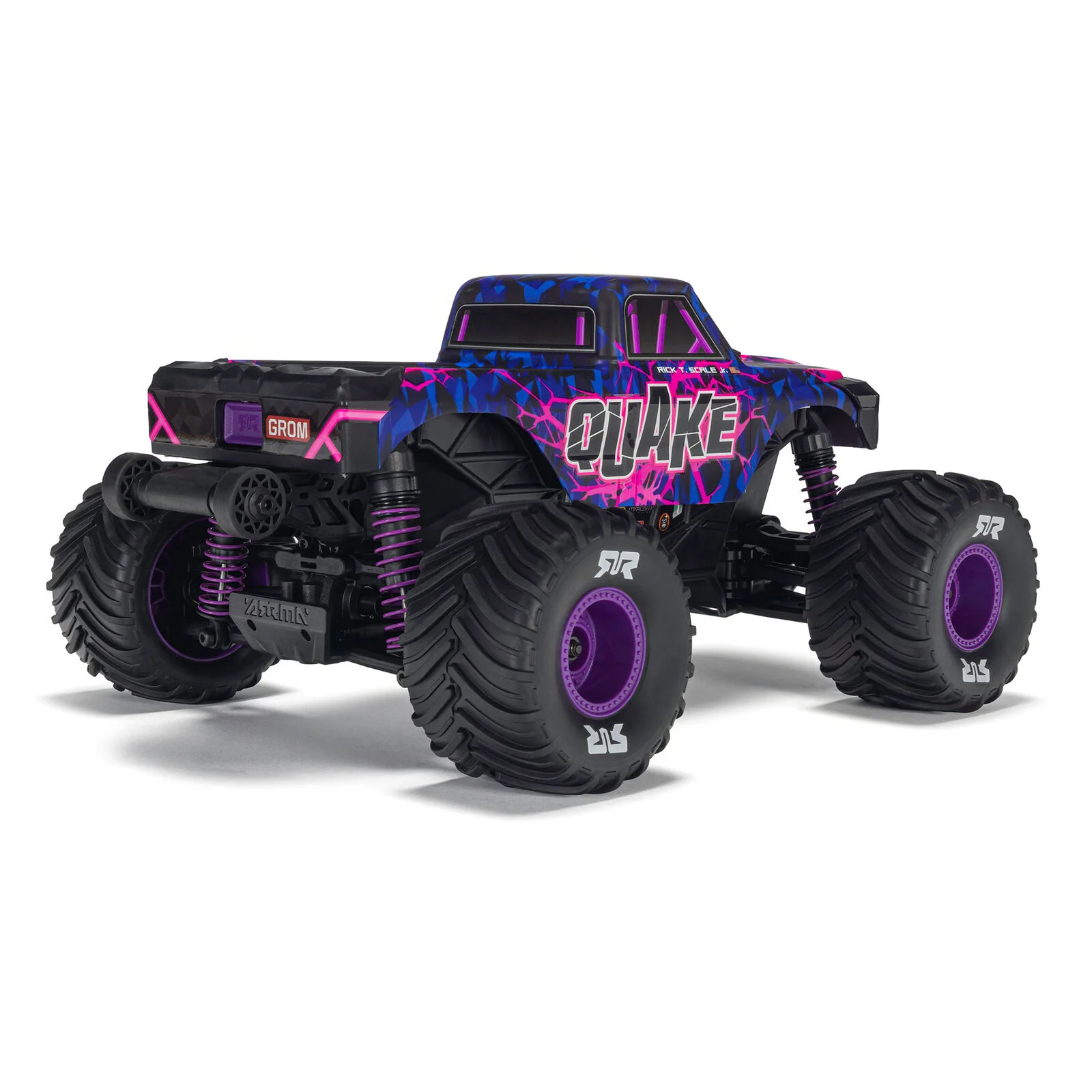 Arrma 1/16 Quake Grom 4X4 RC Monster Truck (Purple) ARA2137T3 - Image 3