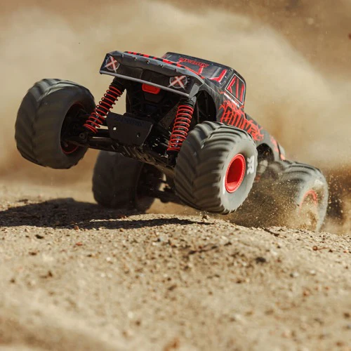 Arrma 1/16 Quake Grom 4X4 RC Monster Truck (Red) ARA2137T1 - Image 14
