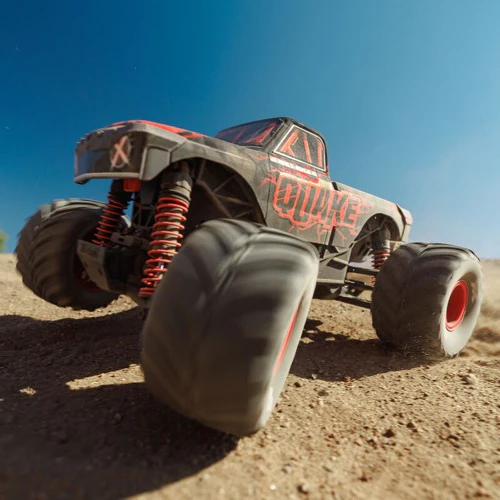 Arrma 1/16 Quake Grom 4X4 RC Monster Truck (Red) ARA2137T1 - Image 17