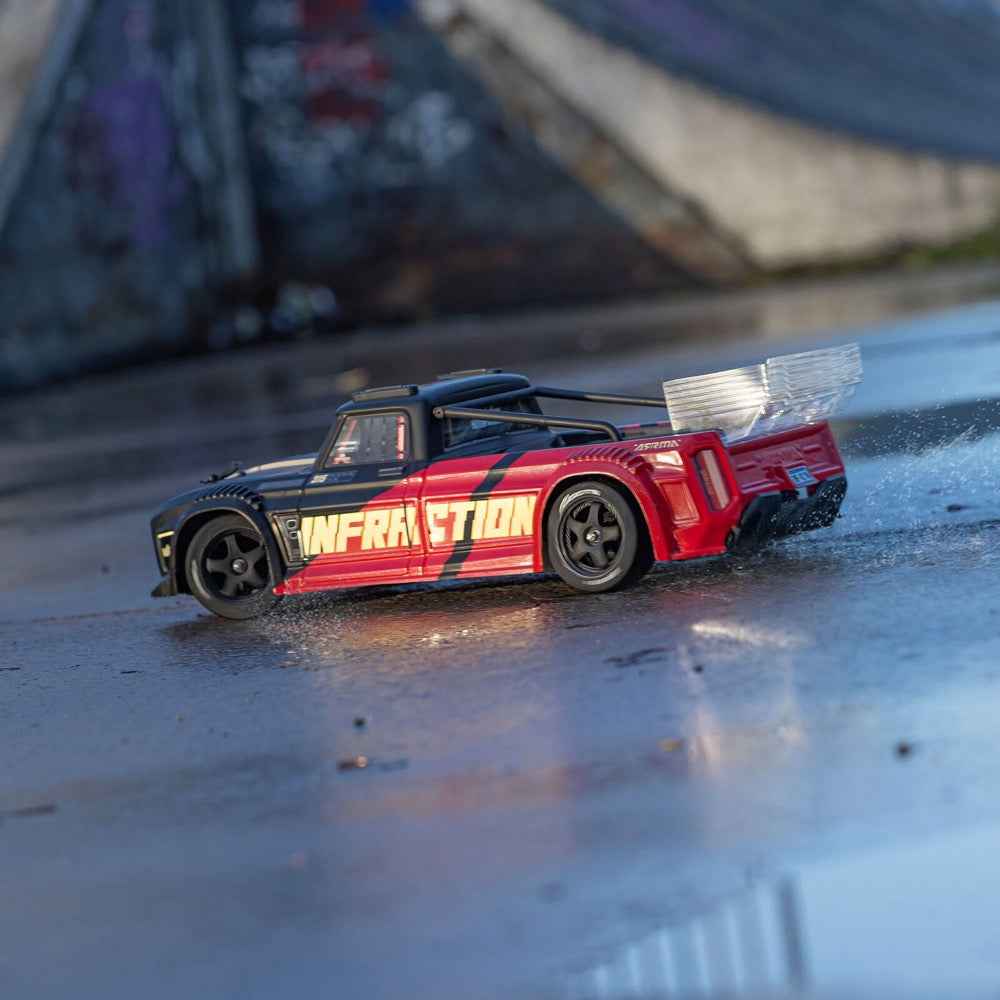 Arrma 1/8 Infraction 223S BLX DSC 4x4 RC Car (Black/Red) ARA4315V4T2 - Image 9