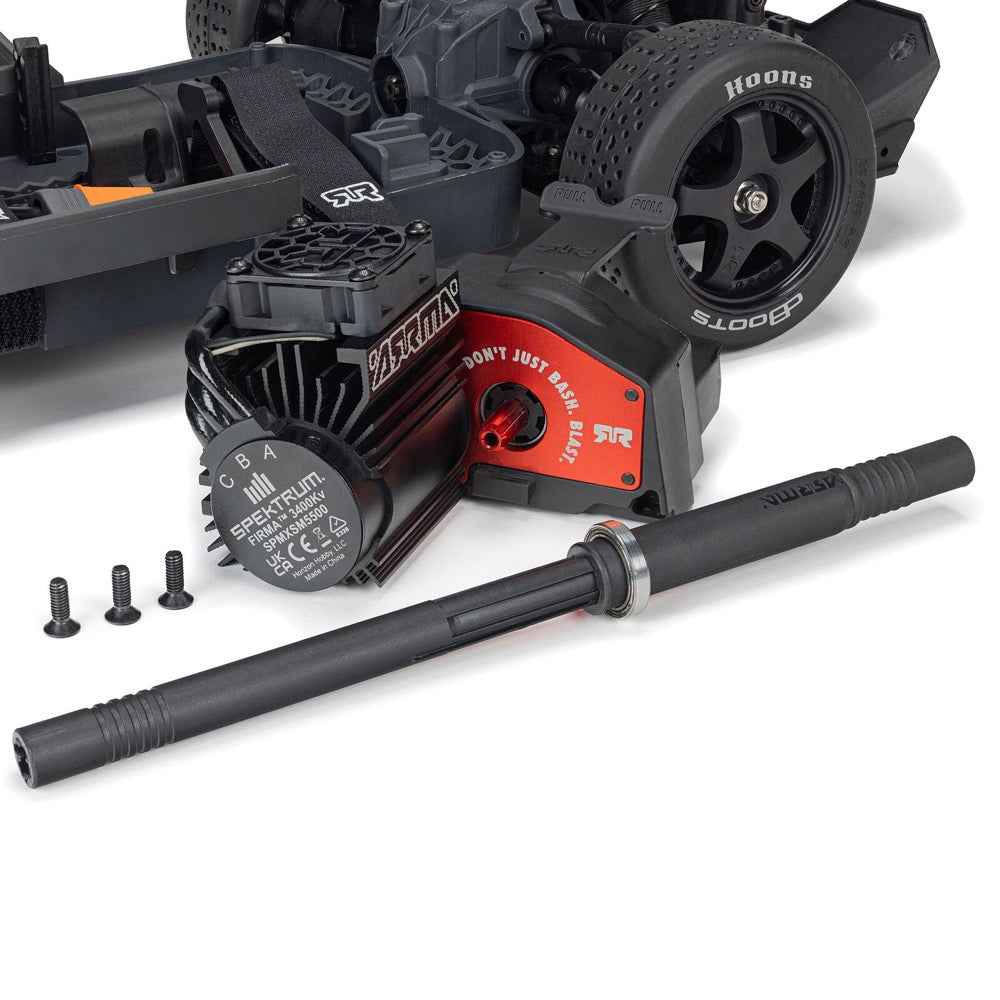 Arrma 1/8 Infraction 223S BLX DSC 4x4 RC Car (Blue/Red) ARA4315V4T1 - Image 13