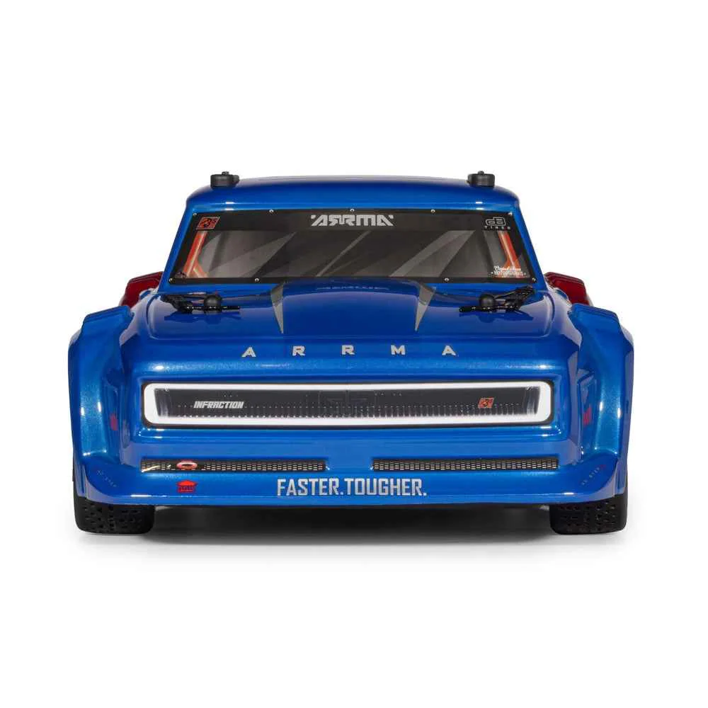 Arrma 1/8 Infraction 223S BLX DSC 4x4 RC Car (Blue/Red) ARA4315V4T1 - Image 4