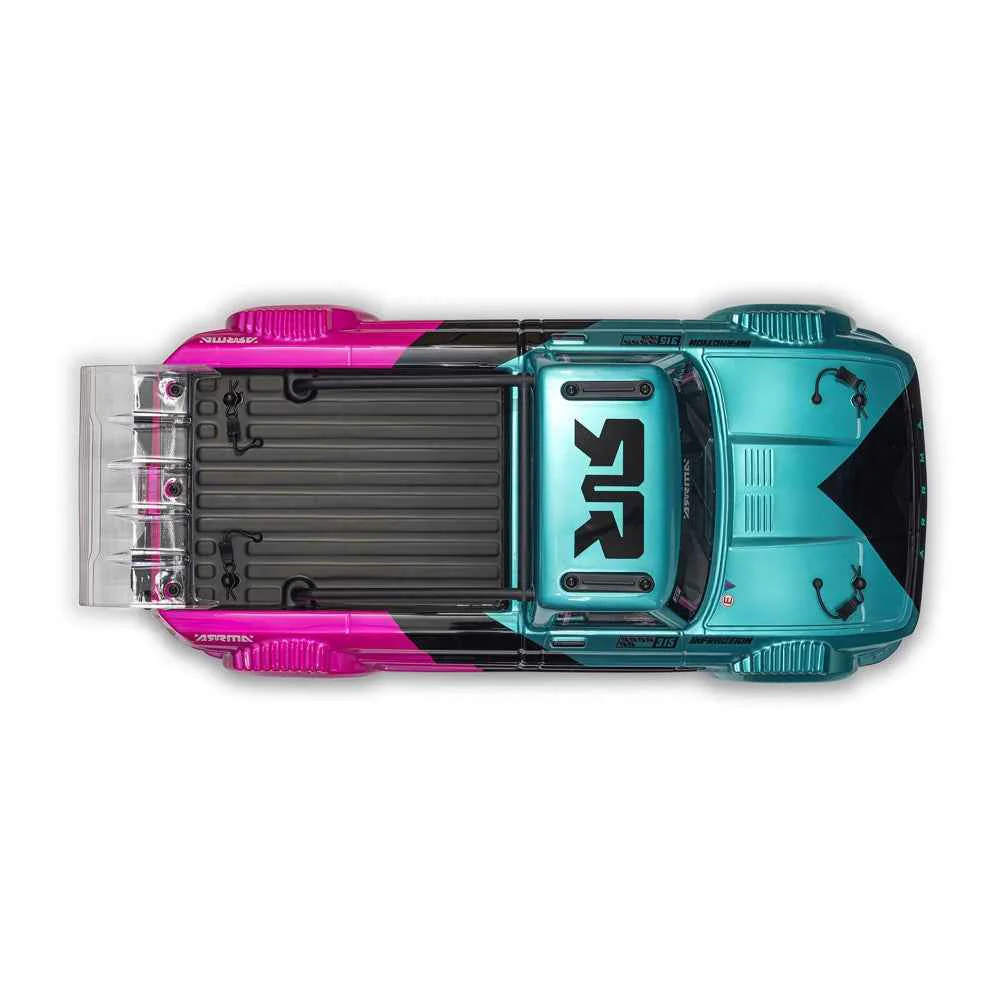 Arrma 1/8 Infraction 223S BLX DSC 4x4 RC Car (Teal/Pink) ARA4315V4T3 - Image 6