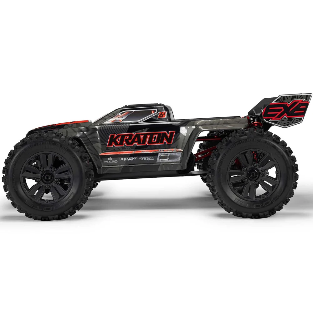 Arrma 1/8 Kraton 6S EXB 4X4 RC Truck (Black) ARA8708V6T1 - Image 4