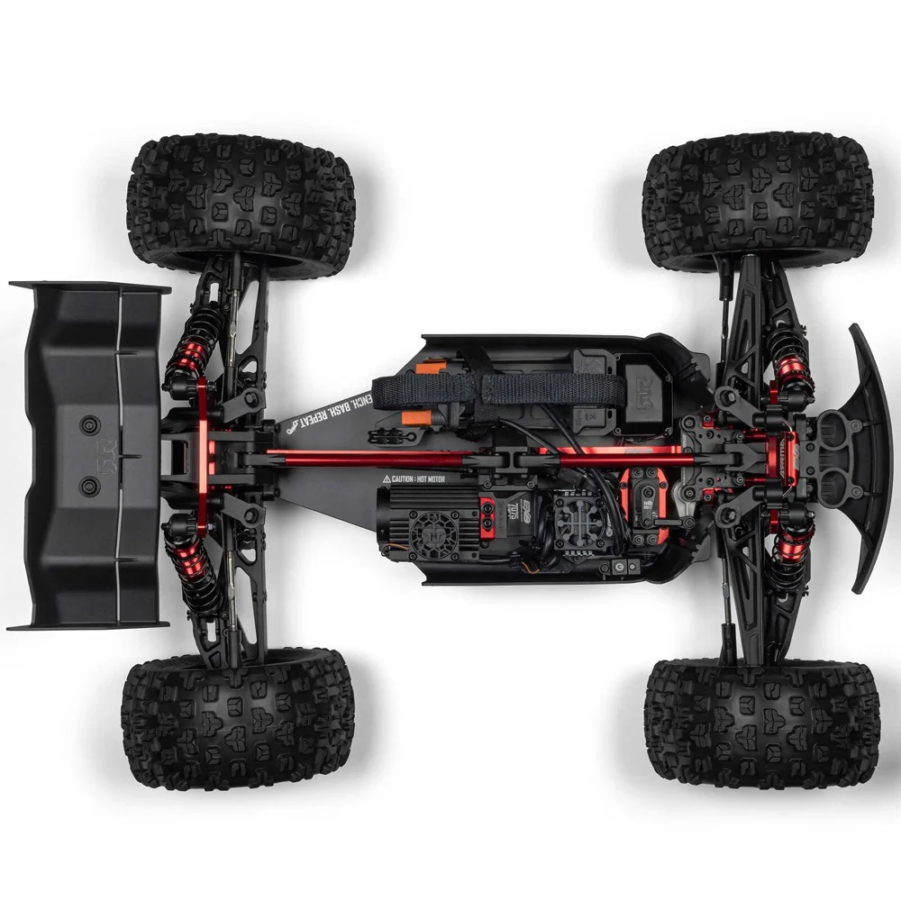 Arrma 1/8 Kraton 6S EXB 4X4 RC Truck (Black) ARA8708V6T1 - Image 8