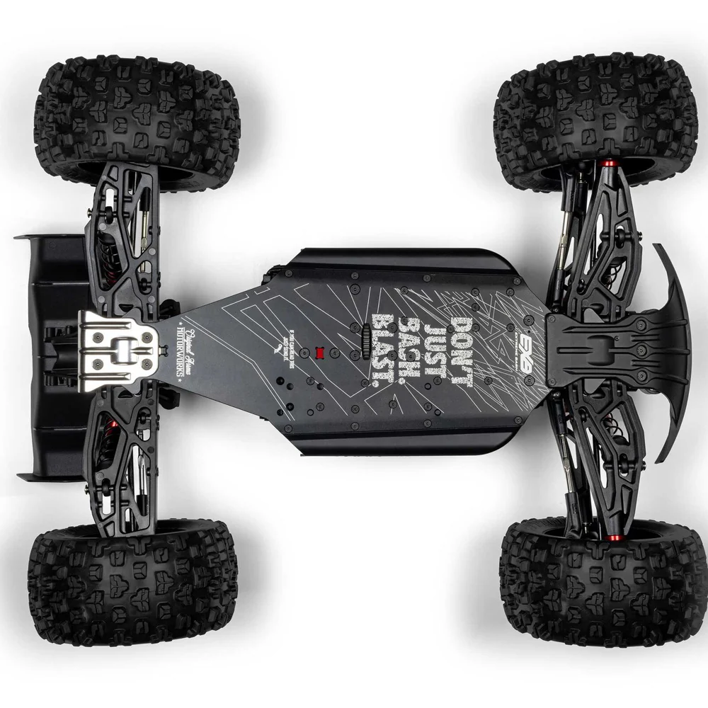 Arrma 1/8 Kraton 6S EXB 4X4 RC Truck (Black) ARA8708V6T1 - Image 9