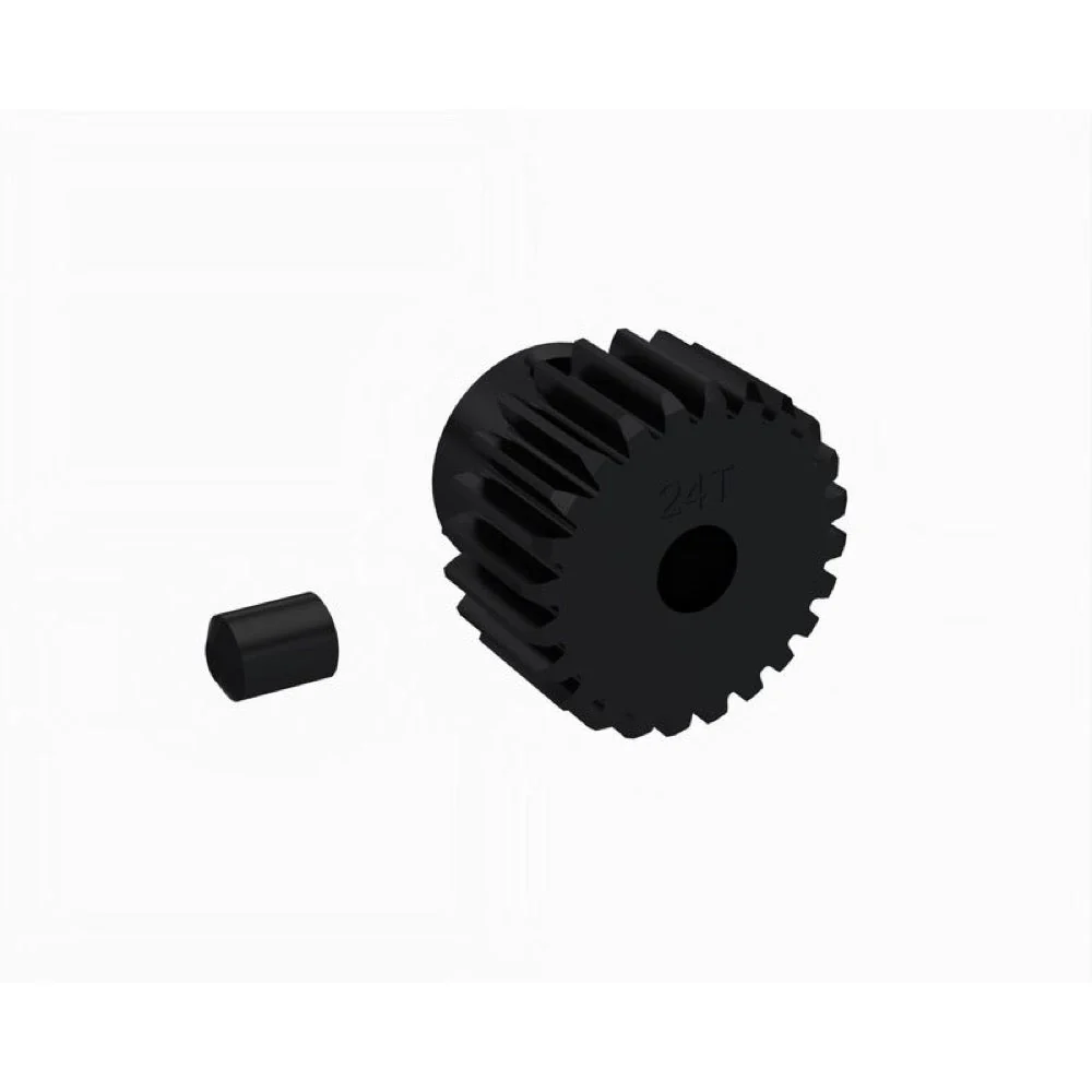Arrma 2175 24T 0.5 Mod CNC Pinion Gear with 3.2mm Bore, Grom BLX