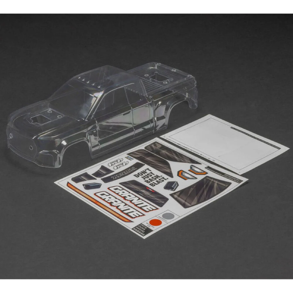 Arrma ARA-1620 Granite V4 4X4 Clear Body