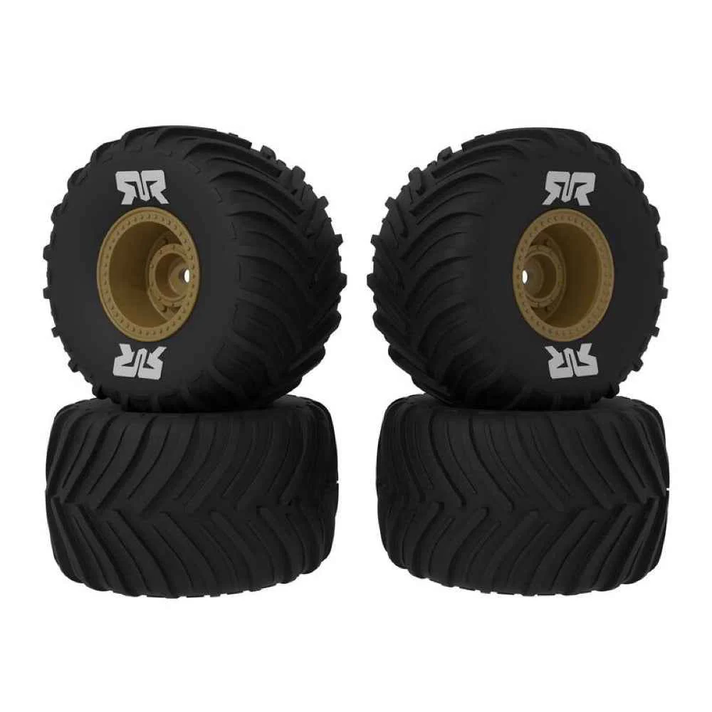 Arrma ARA-2586 Dboots Chevron MT Tyre Set Glued Bronze