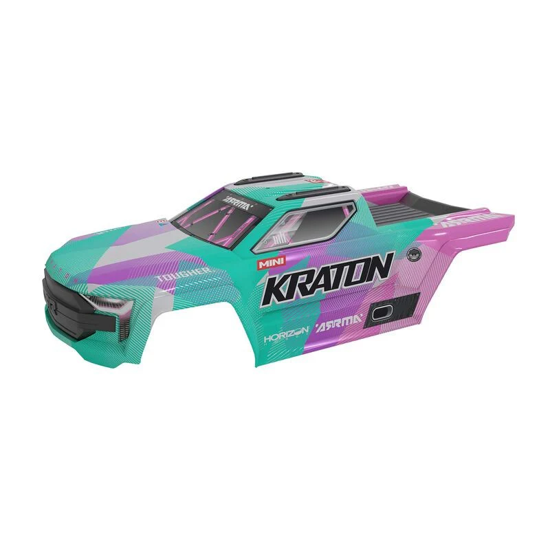 Arrma ARA-2654 Mini Kraton Body Teal/Pink